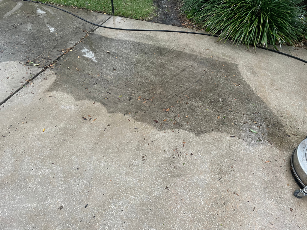 grimeblast driveway pressure washing